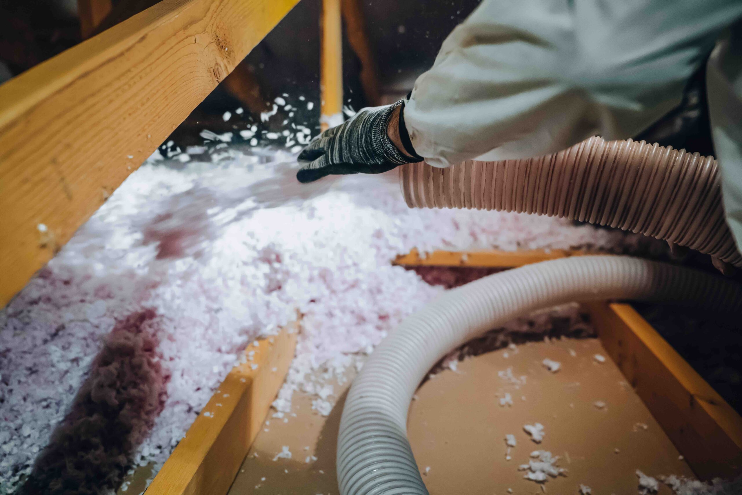 ATTIC CONSTRUCTION insulation install