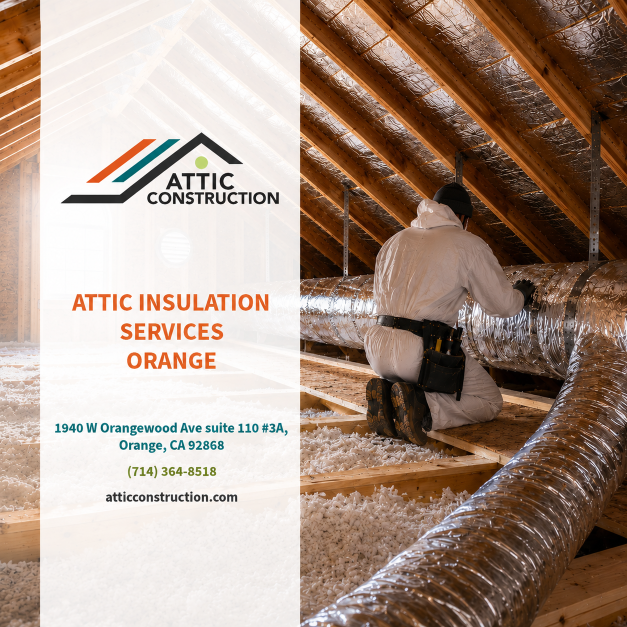 Attic Insulation Orange